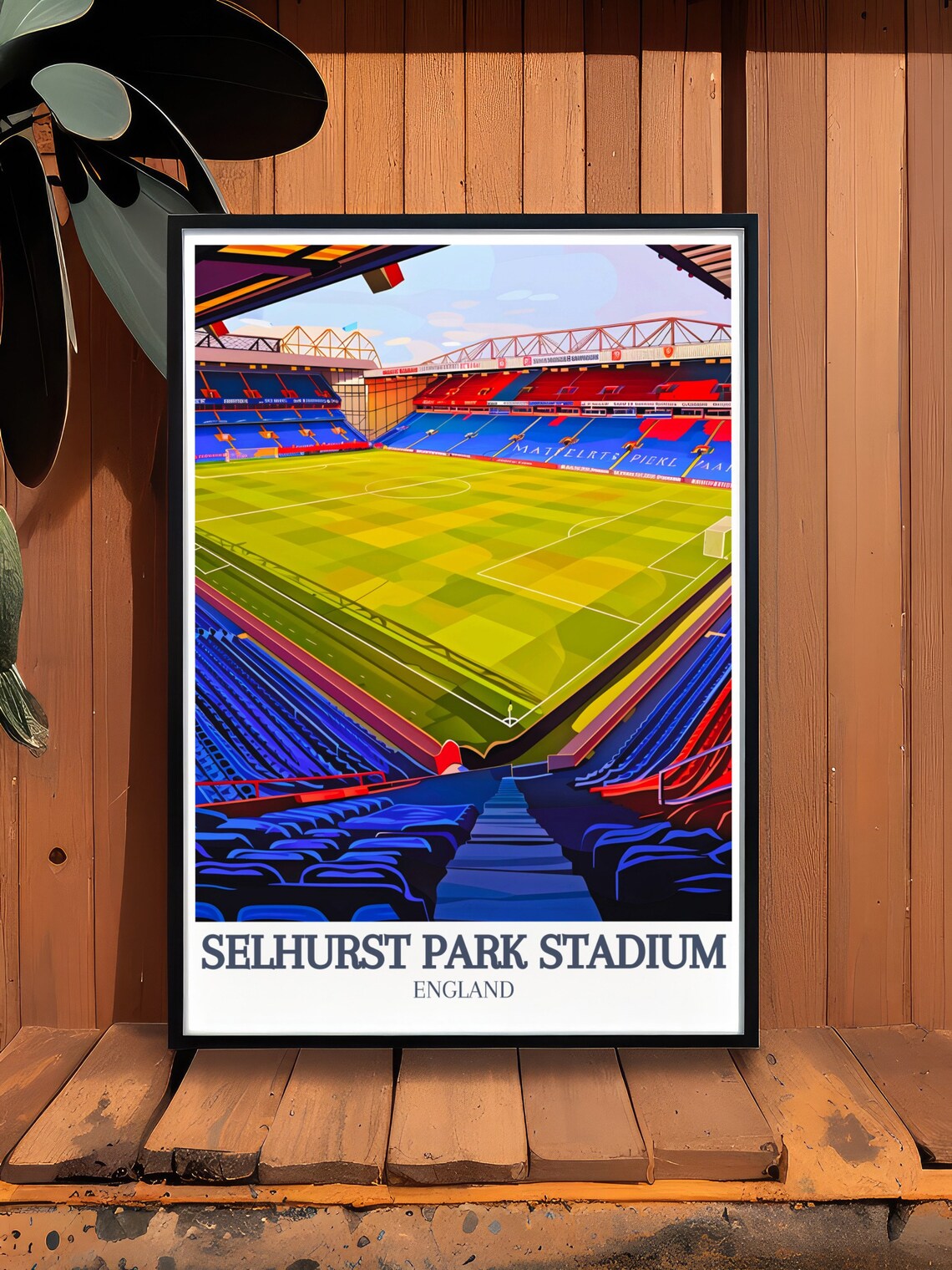 Selhurst Park Stadium Crystal Palace Pitch Panorama Sports Poster - Image 2