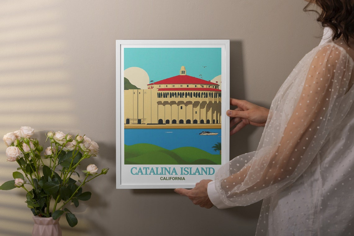 Catalina Island Travel Art Collection Catalina Casino Travel Posters Catalina Island Travel Wall Decor - Image 3