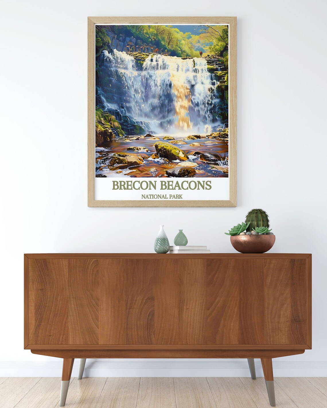 Sgwd Yr Eira Travel Poster, Brecon Beacons - Image 3
