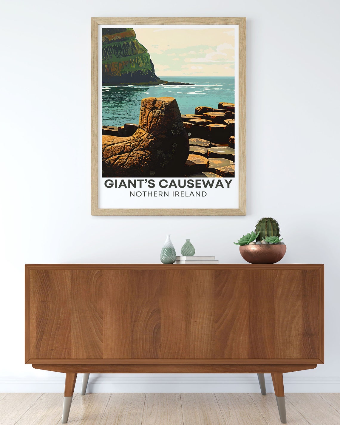 Giant's Causeway Northern Ireland Ancient Basalt Columns Coast Poster - Image 3