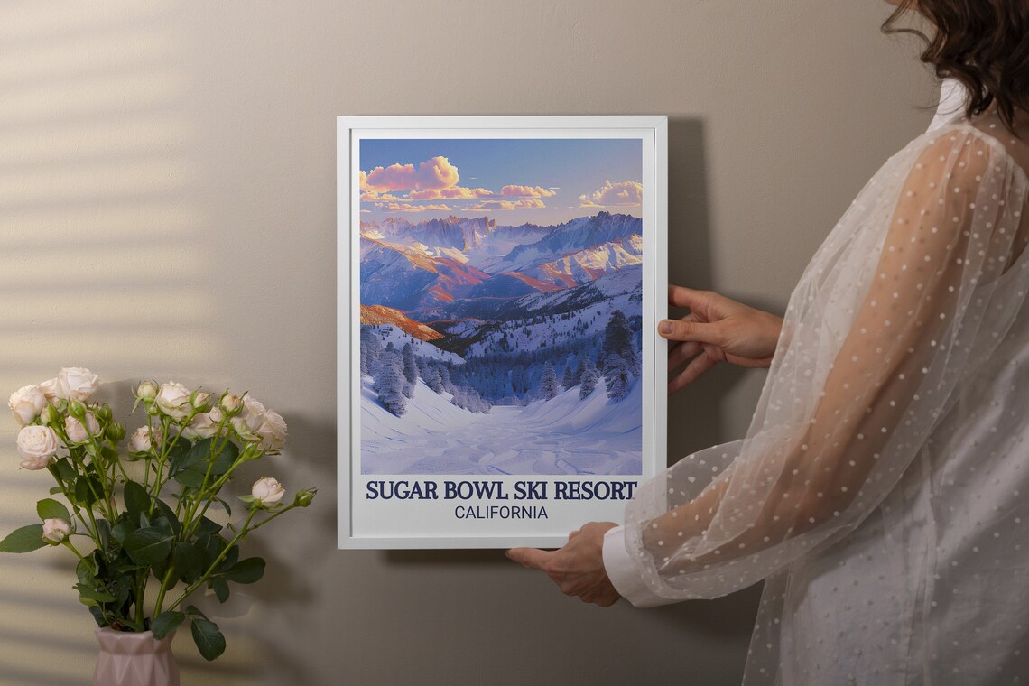 Sugar Bowl Ski Terrain Poster, Home Decor - Image 4