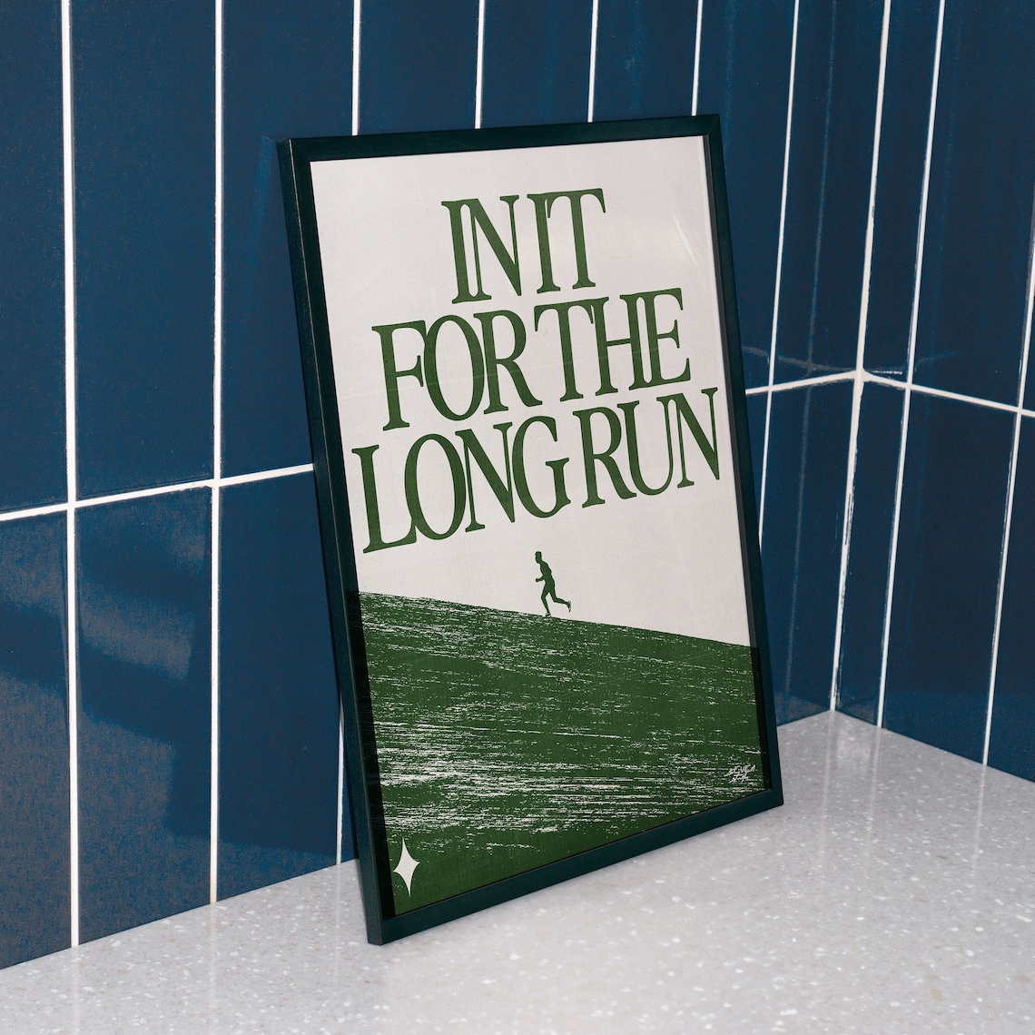 Modern Minimal In It For The Long Run Poster - Image 2