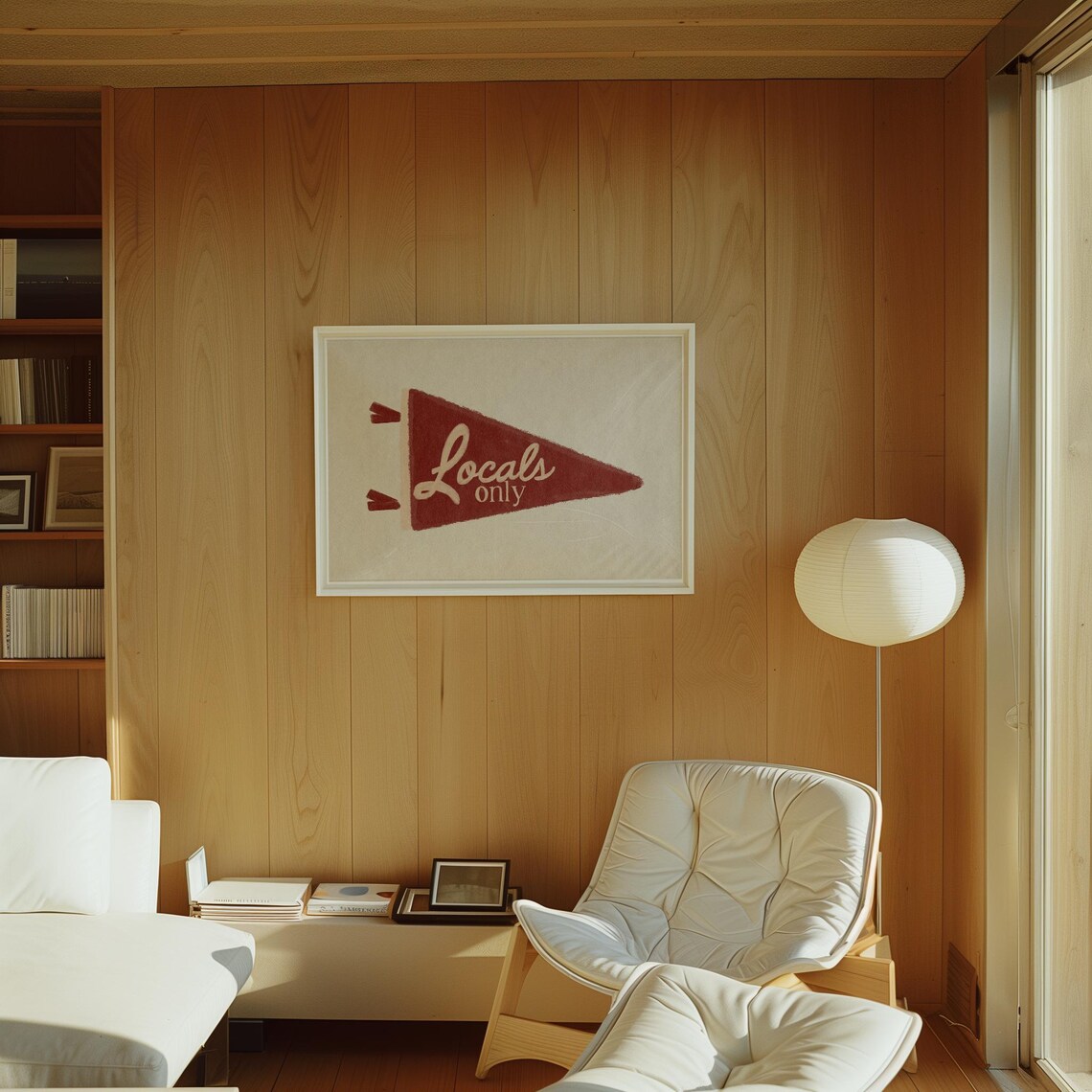 Locals Only Beach House Decor Nautical Art Print - Image 4
