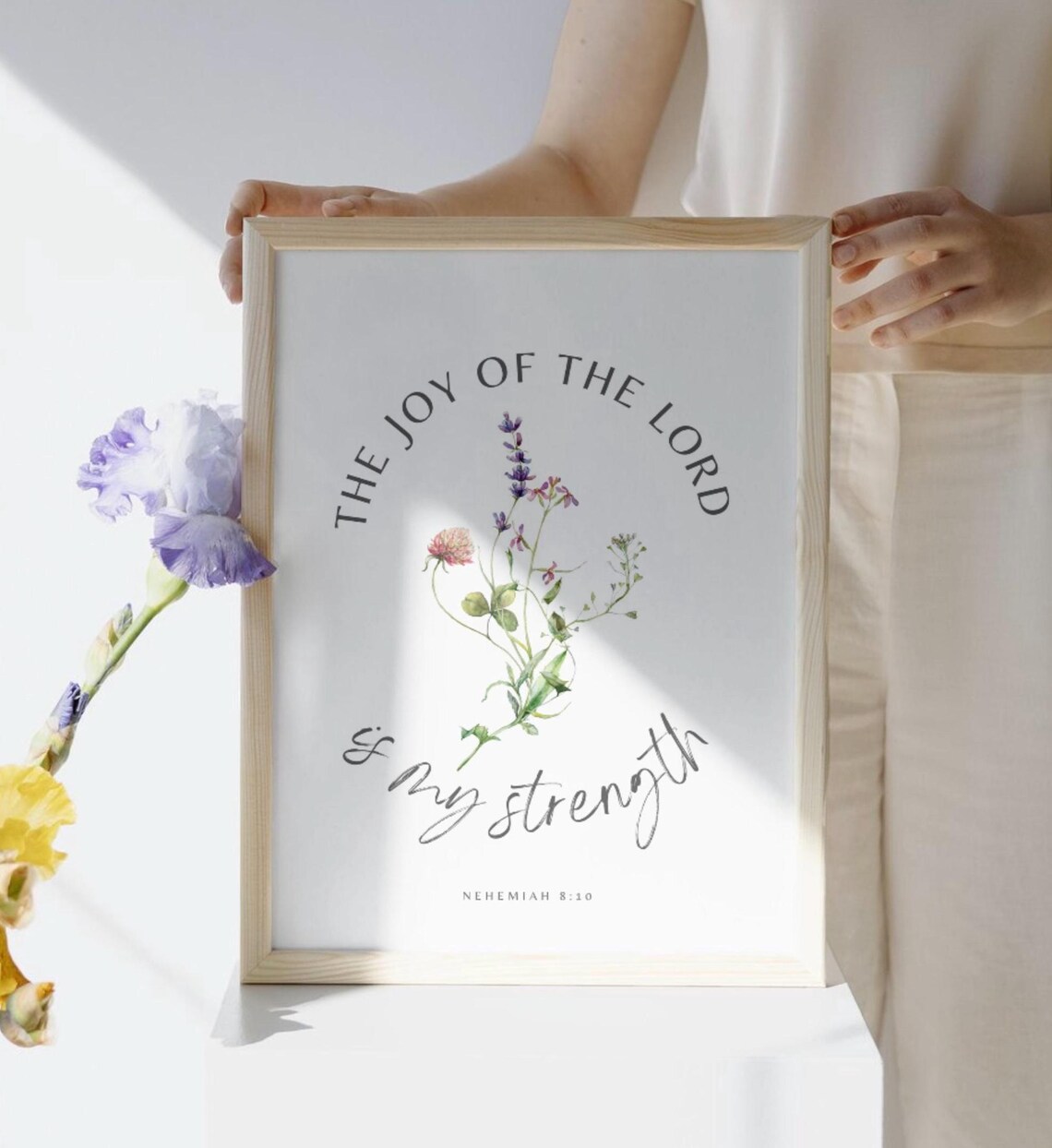 The Joy Of The Lord Is My Strength Bible Verse Print