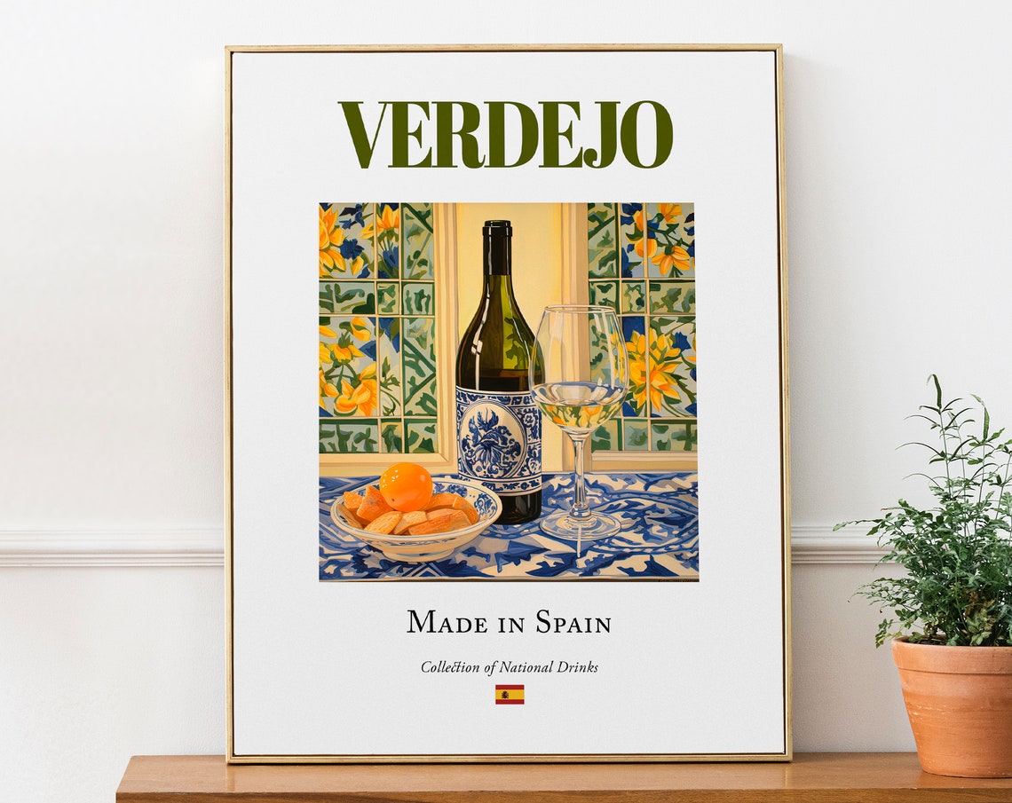Verdejo On Maiolica Tile Poster, Castille And Leon