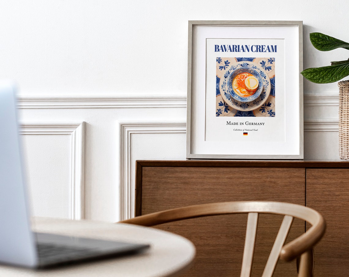 Bavarian Cream on Maiolica Tile Plate Art Print - Image 3