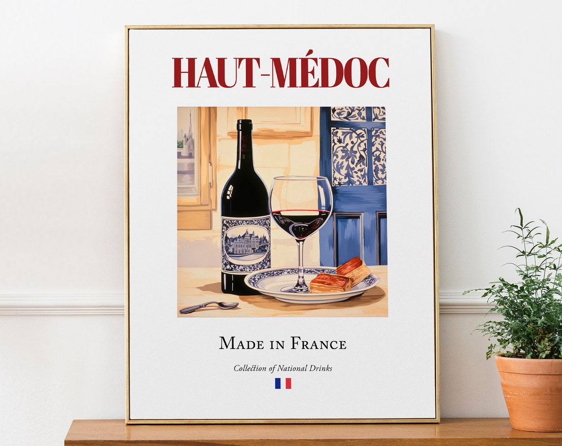 Haut-Médoc Traditional Gironde Beverage Art Print