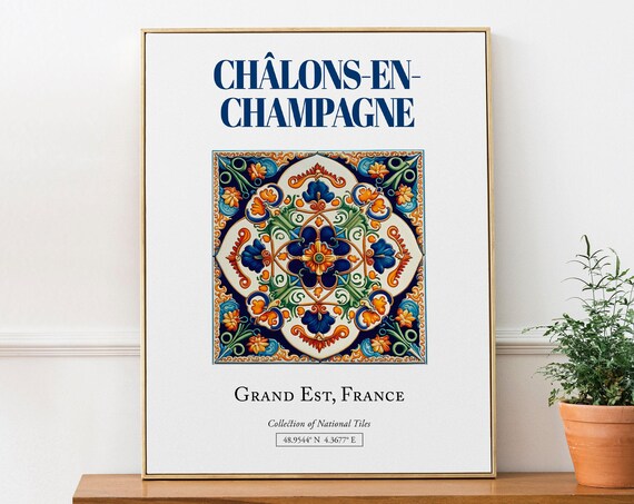 Châlons-en-Champagne Folk Traditional France Art Print