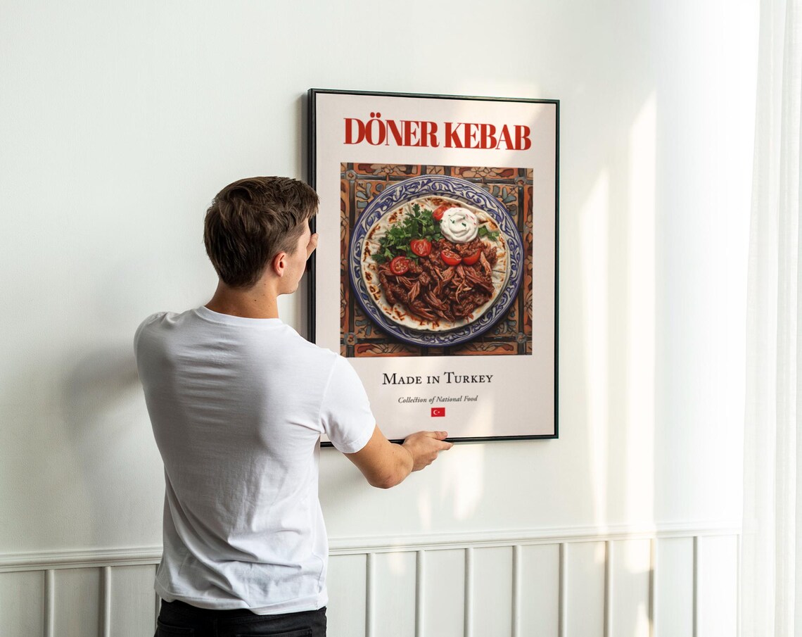 Doner Kebab Traditional Turkish Cuisine Poster - Image 3
