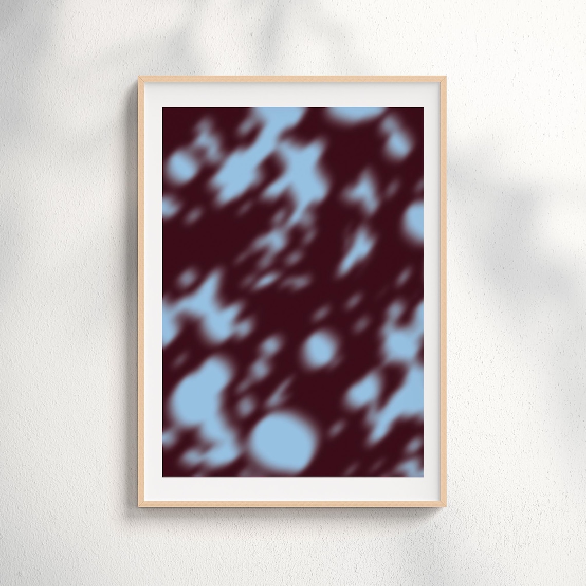Moody Abstract Poster, Mid Century Modern Art Print