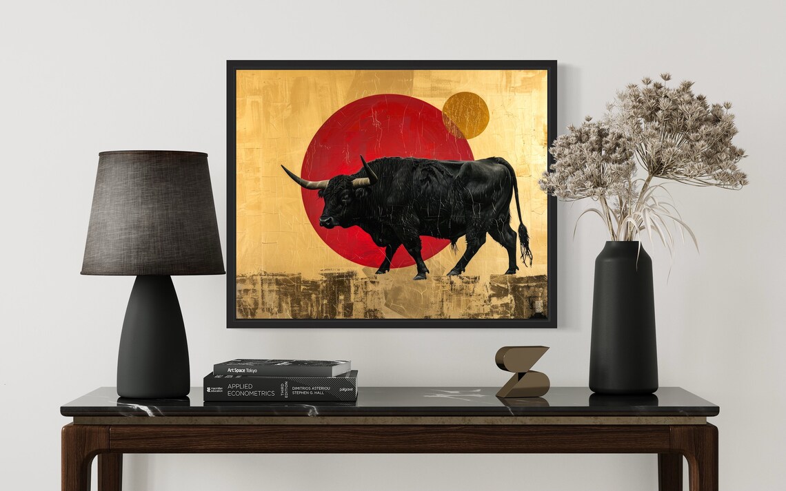 Highland Cow Art Print, Wall Art Decoration - Image 3