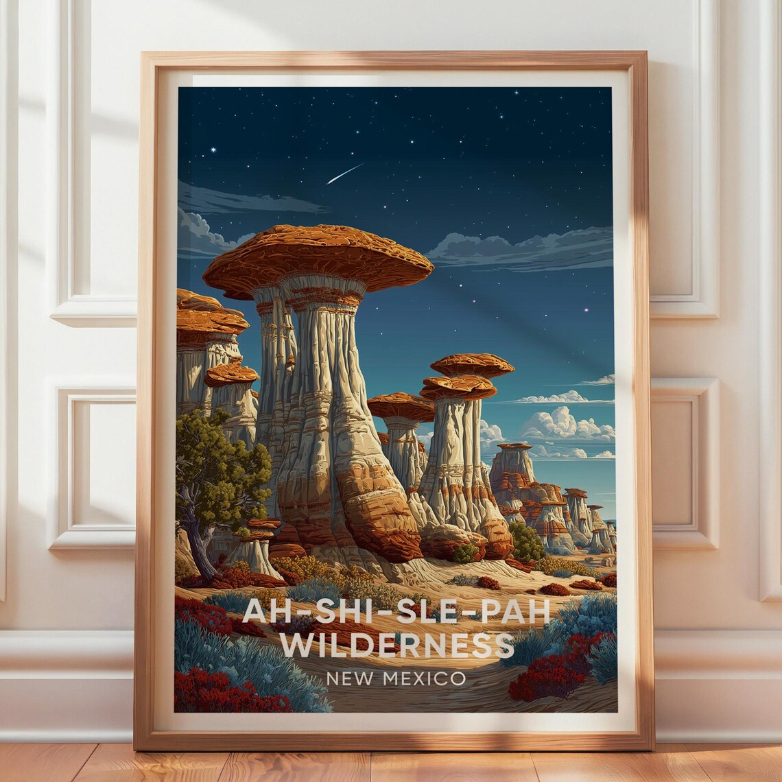 Ahshislepah Wilderness - New Mexico Travel Poster
