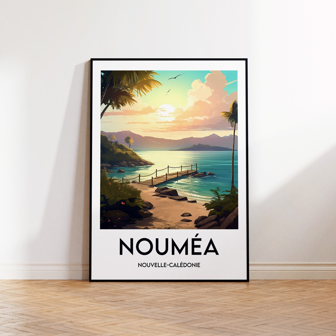 Noumea New Caledonia Travel Poster Print