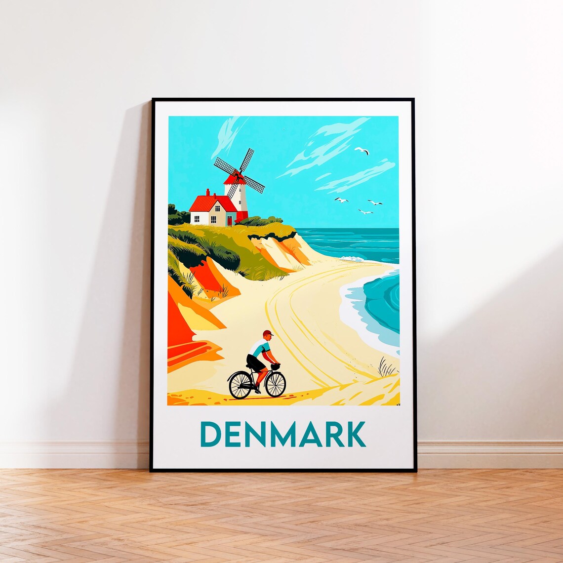 Denmark Travel Poster