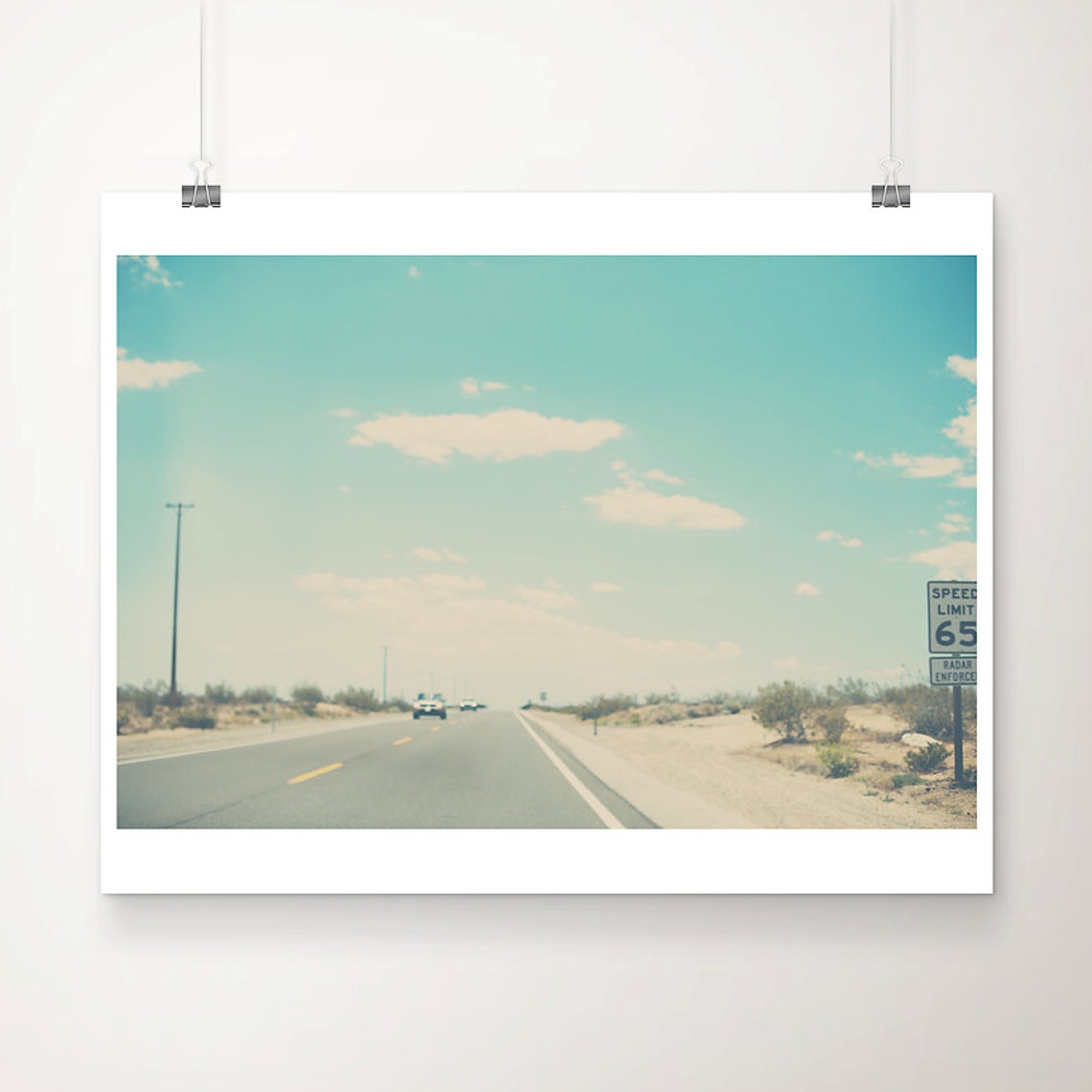 Desert Road Trip Photograph Americana Wall Art