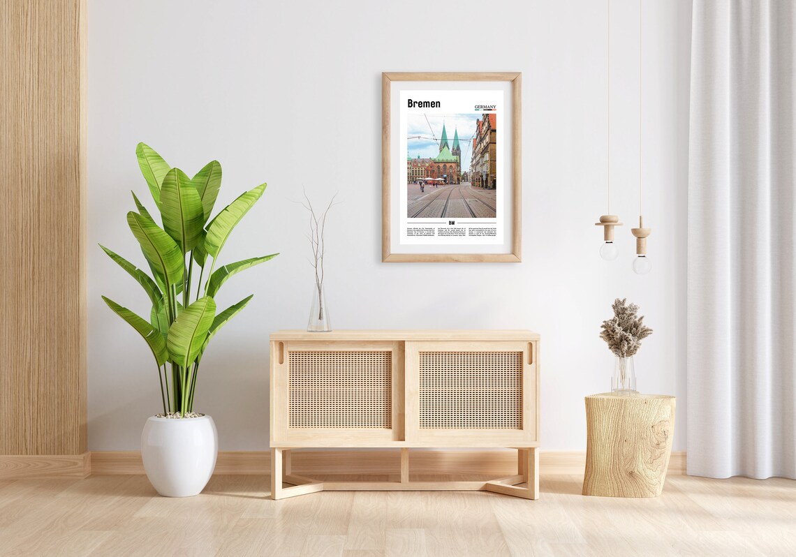 Bremen Germany Cathedral Dom Historic Old Town Photo Travel Art Poster - Image 3