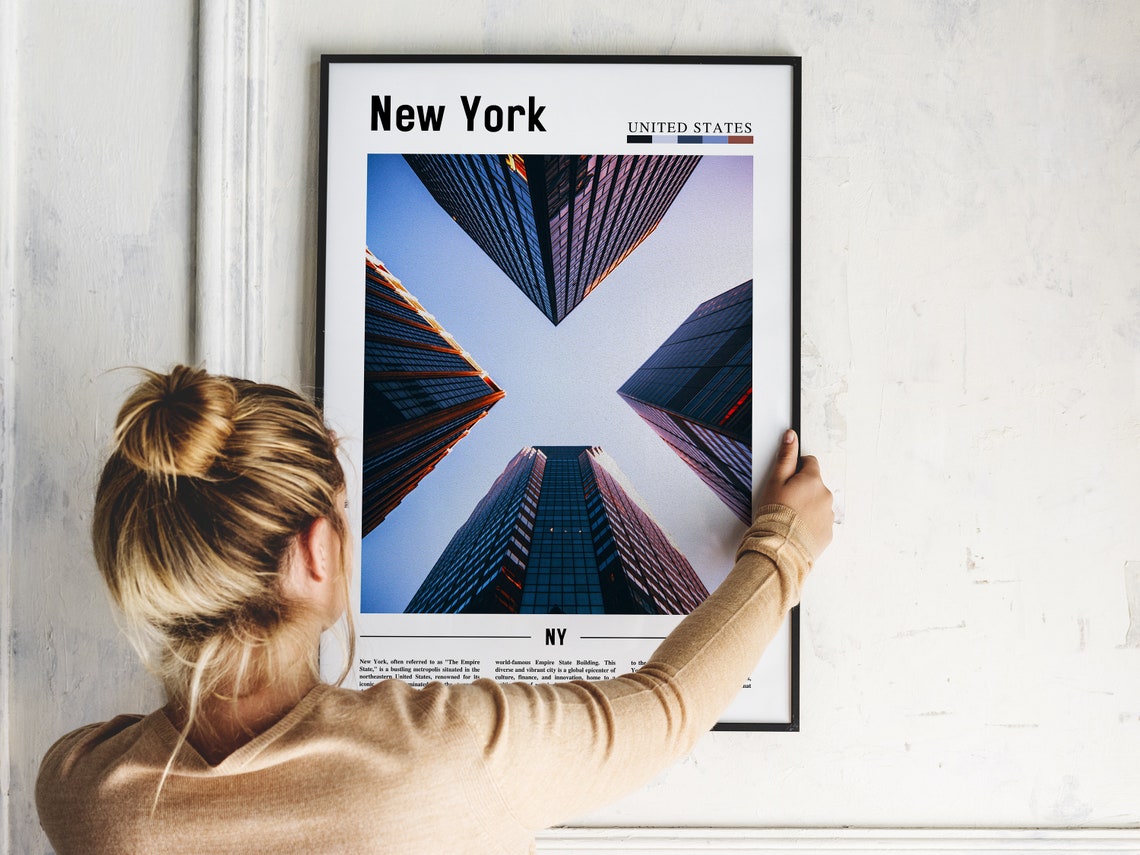 New York Poster New York Print New York Wall Art Ny Photo Ny Poster Ny Print New York Photo Travel Poster - Image 2
