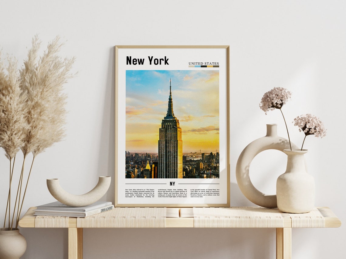 New York Poster New York Print New York Wall Art Ny Photo Ny Poster Ny Print New York Photo Travel Poster - Image 3