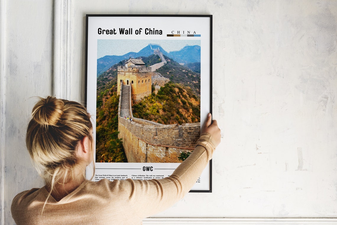 Great Wall Of China Poster Great Wall Of China Print Great Wall Of China Wall Art Asia Print Asia Poster Asia Photo - Image 2
