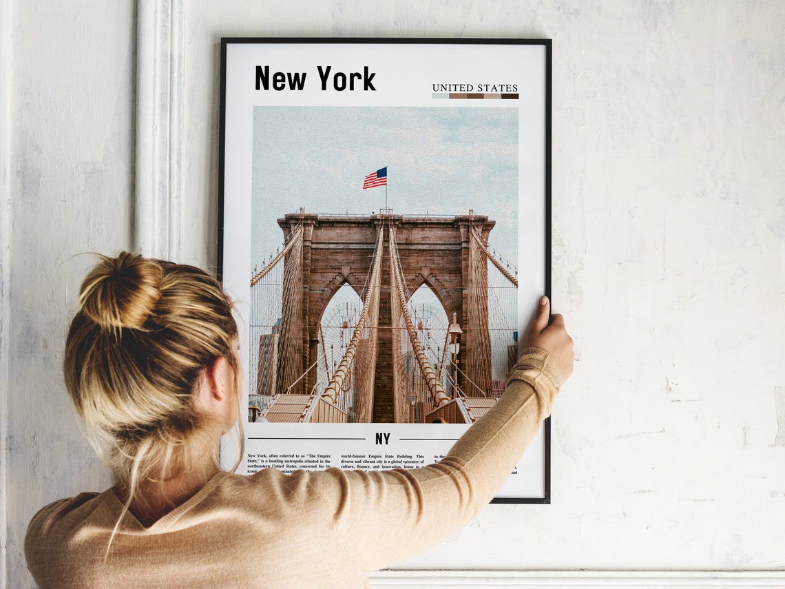New York Poster New York Print New York Wall Art Ny Photo Ny Poster Ny Print New York Photo Travel Poster - Image 2