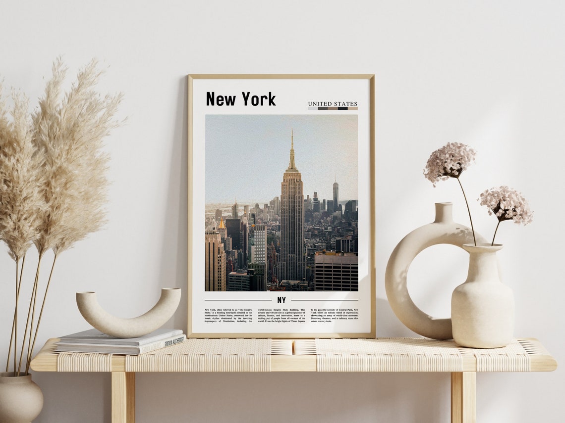New York Poster New York Print New York Wall Art Ny Photo Ny Poster Ny Print New York Photo Travel Poster - Image 3
