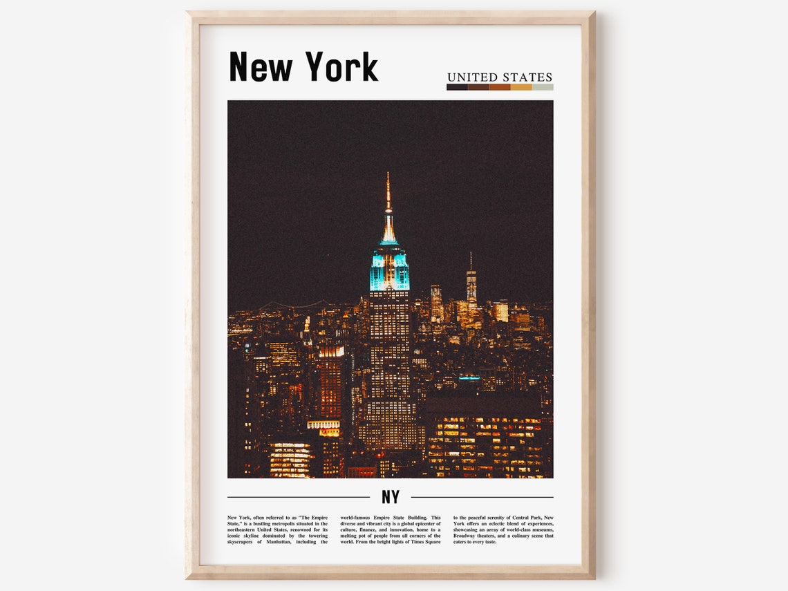 New York Poster New York Print New York Wall Art Ny Photo Ny Poster Ny Print New York Photo Travel Poster