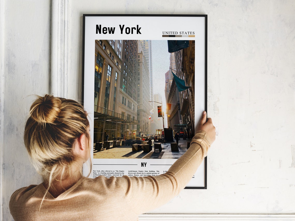 New York Poster New York Print New York Wall Art Ny Photo Ny Poster Ny Print New York Photo Travel Poster - Image 2