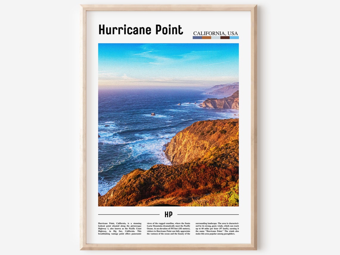 Hurricane Point Poster Hurricane Point Print Hurricane Point Wall Art United States Photo United States Poster United States Print