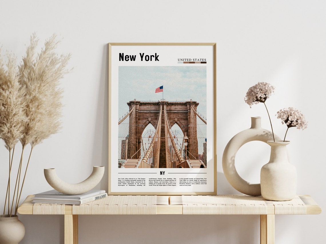 New York Poster New York Print New York Wall Art Ny Photo Ny Poster Ny Print New York Photo Travel Poster - Image 3