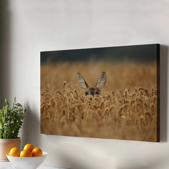 Gazelle Decorative Canvas Painting Housewarming Gifts Animal Wall Art Decor Gift For Nature Enthusiasts Large