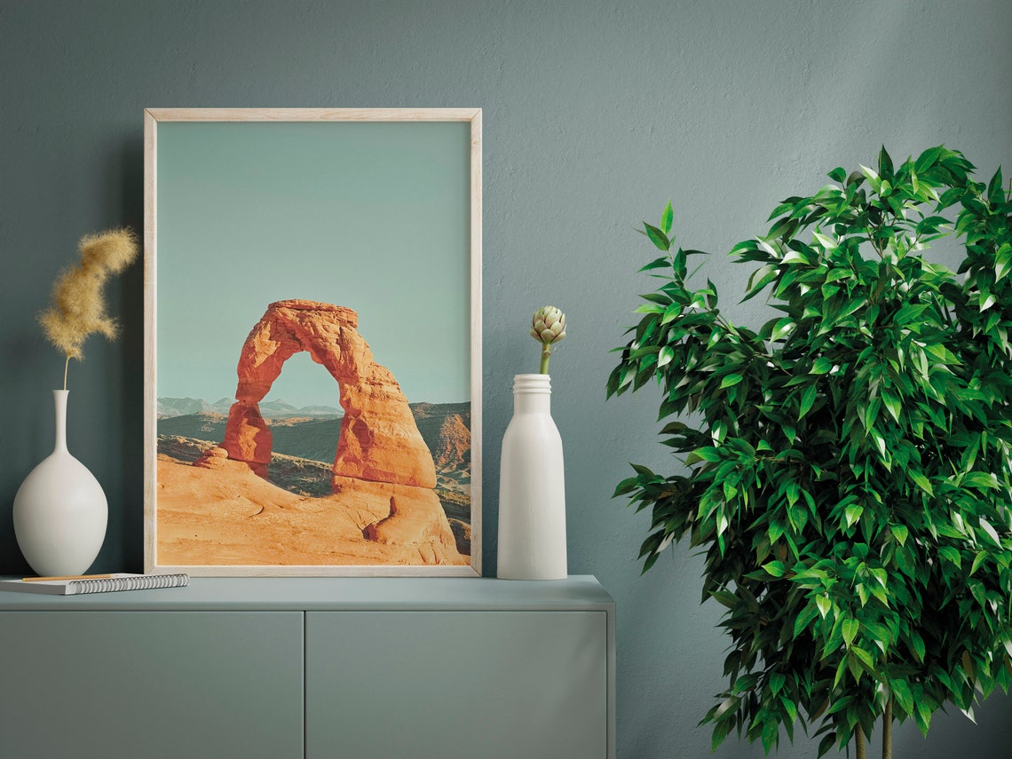 Delicate Arch Utah Red Rock Desert Landscape Photography Print - Image 2