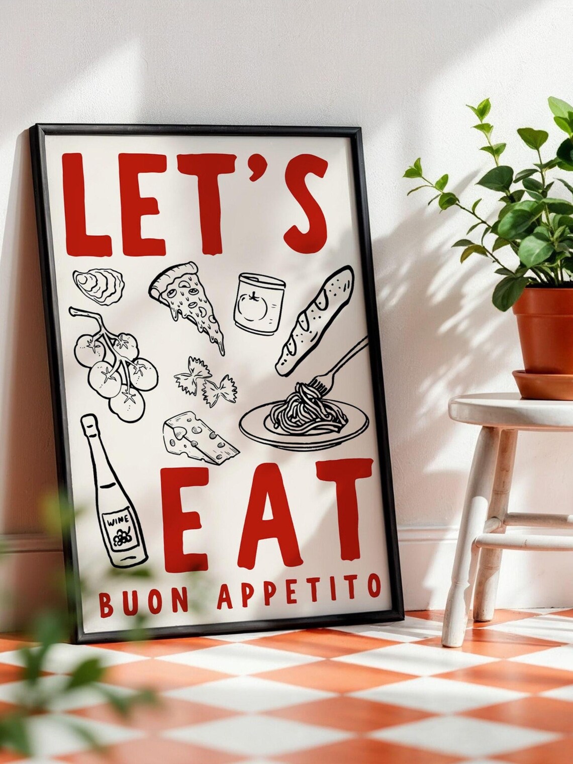 Italian Accent Home Decor, Kitchen Dining Sign - Image 2