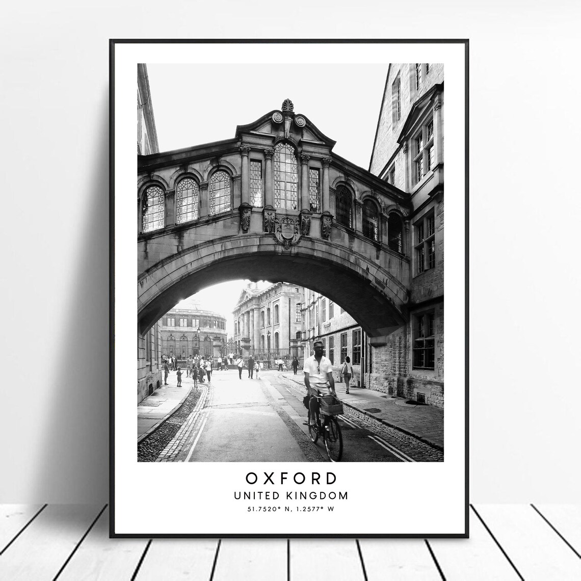Oxford, United Kingdom Minimalist Travel Poster