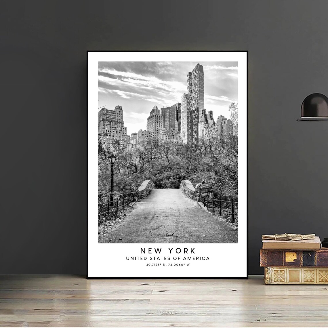 New York Central Park Minimalist Travel Art Print - Image 2