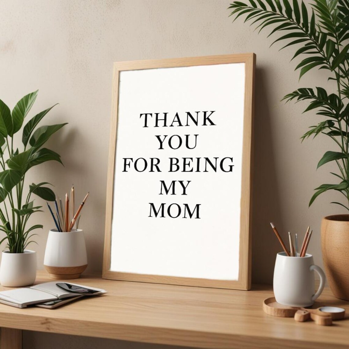 Minimalist Mother Quote, A Mother's Heart Is A Garden - Image 2