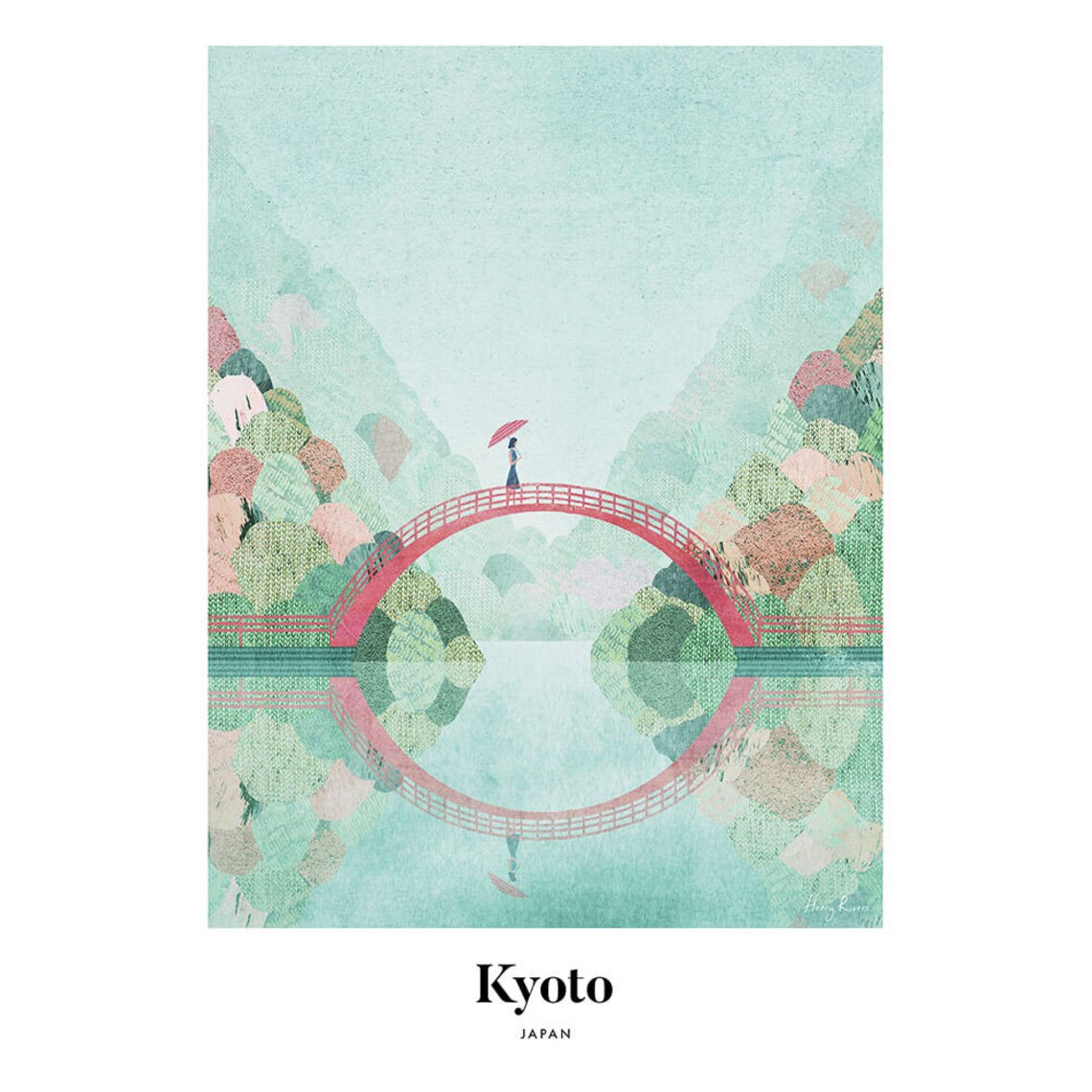 Kyoto Travel Poster, Henry Rivers Wall Art - Image 3