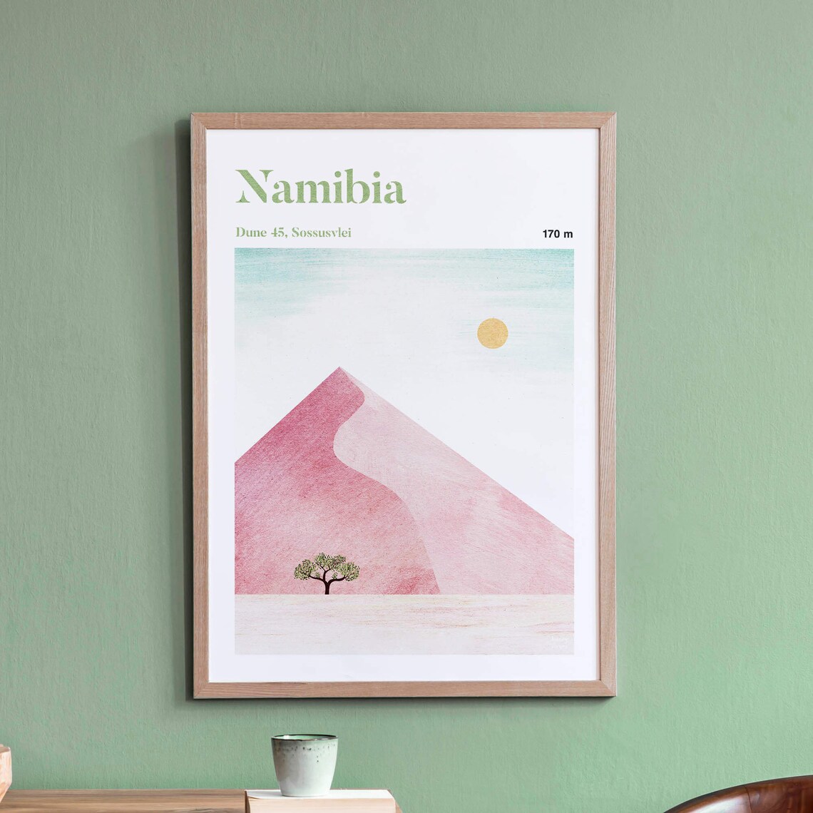Namibia Pink Dune Wall Art, Henry Rivers