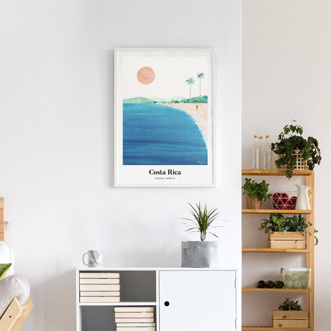 Costa Rica Print By Henry Rivers, Travel Poster - Image 4