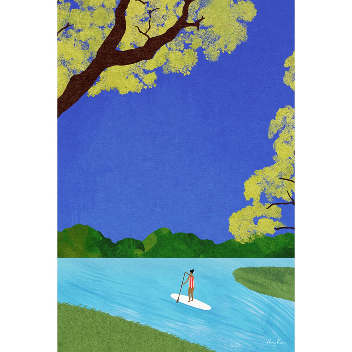 Stand Up Paddle Boarding Poster, Henry Rivers - Image 3