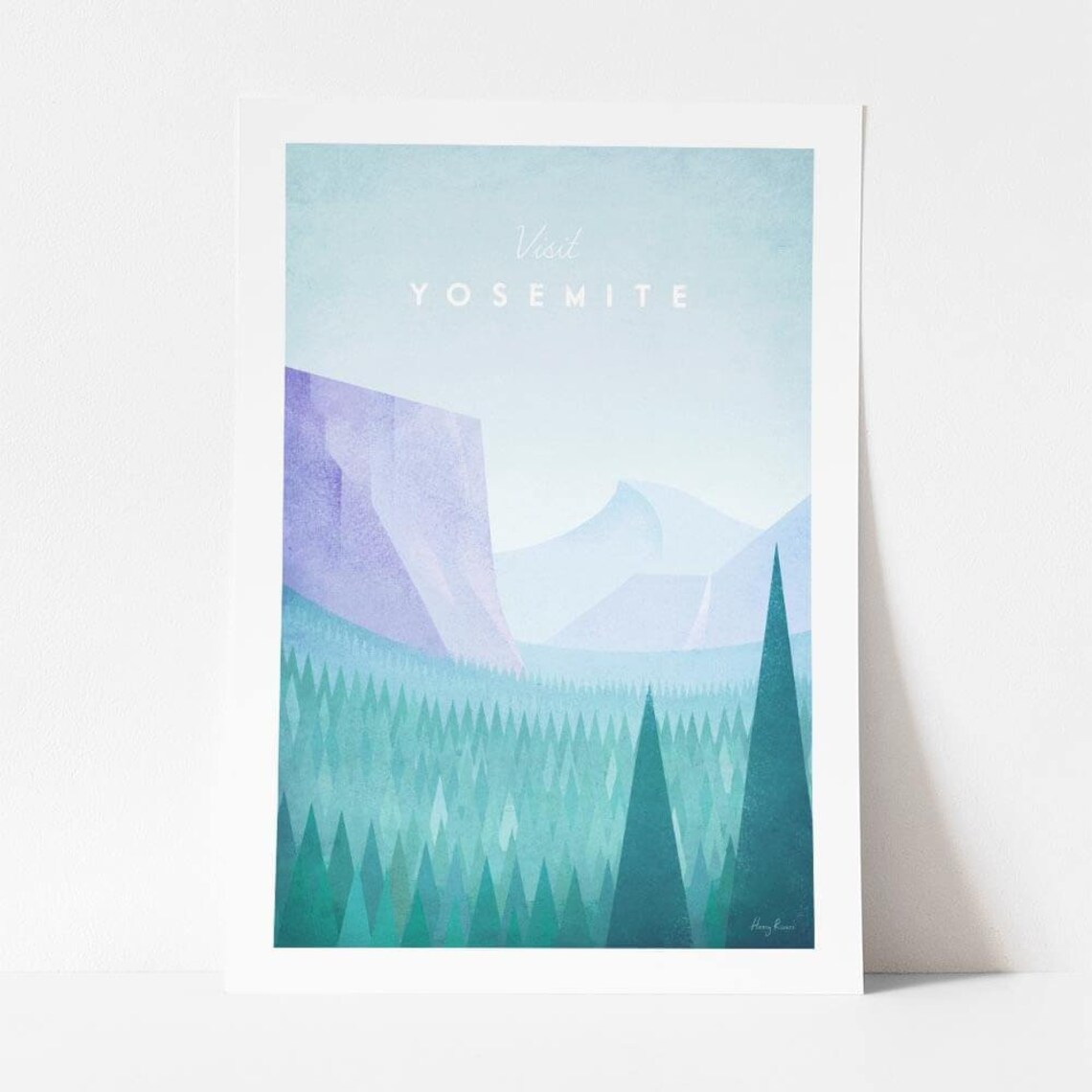 Yosemite Travel Poster Print, Minimalist Vintage Retro - Image 4