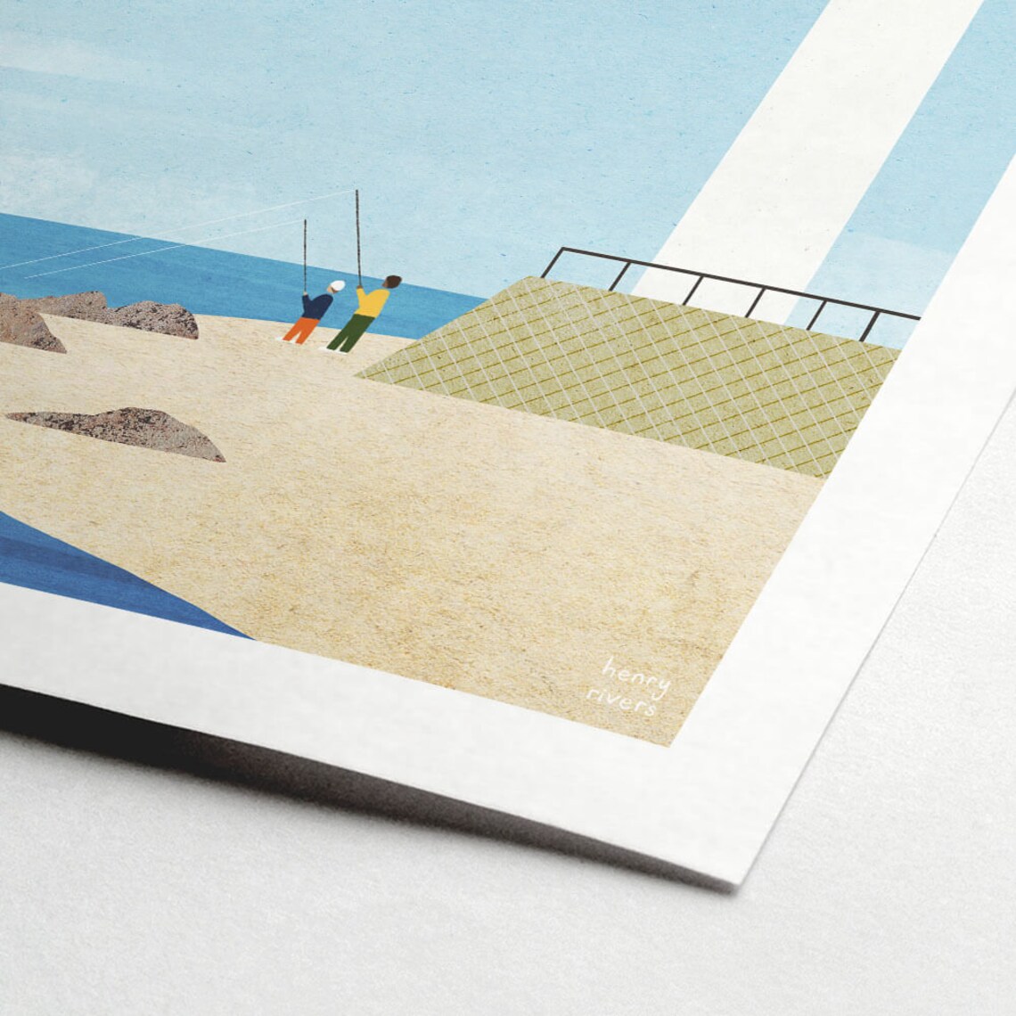 Durban by Henry Rivers, Umhlanga Lighthouse Travel Poster - Image 2