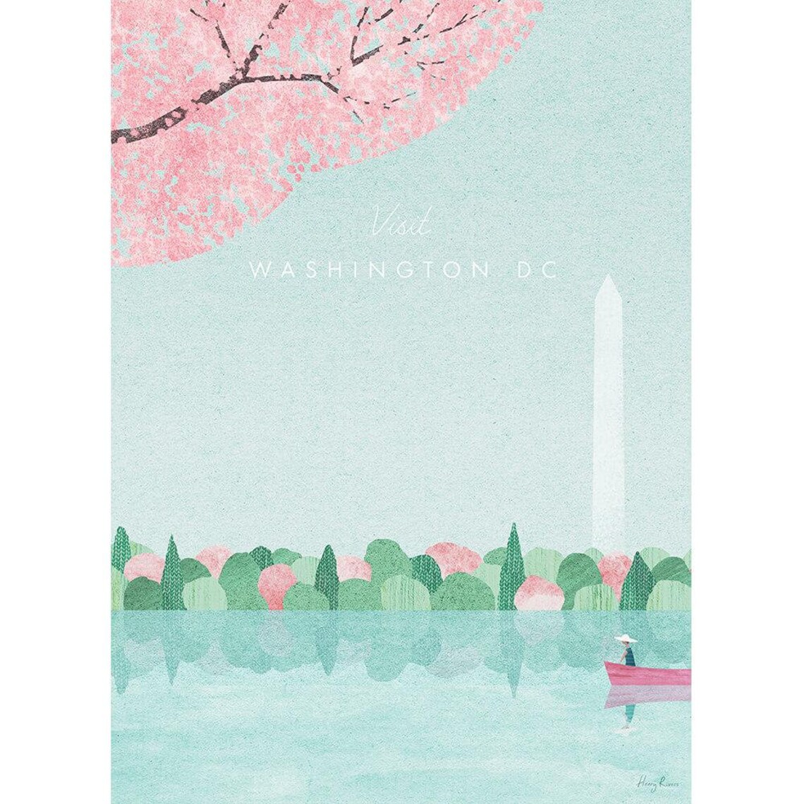 Washington DC Vintage Retro Travel Poster Art Print - Image 2