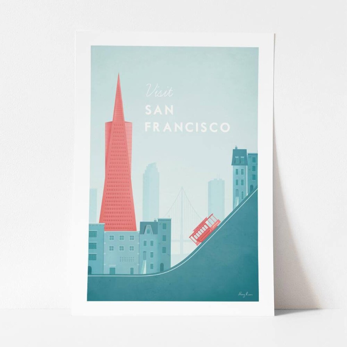 San Francisco Vintage Travel Poster Art Print - Image 4