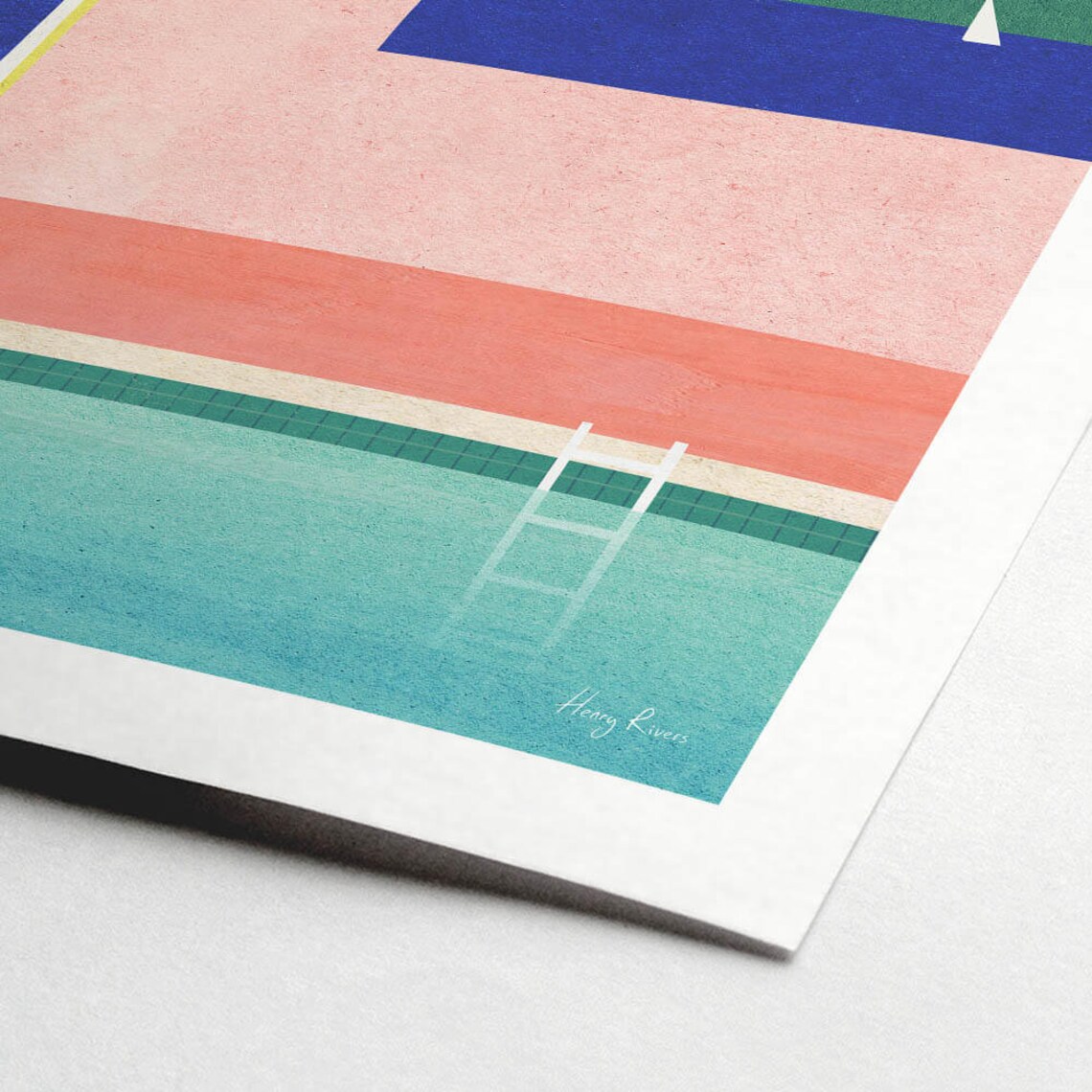 Swimming Pool Print by Henry Rivers, Summer Vacation - Image 2