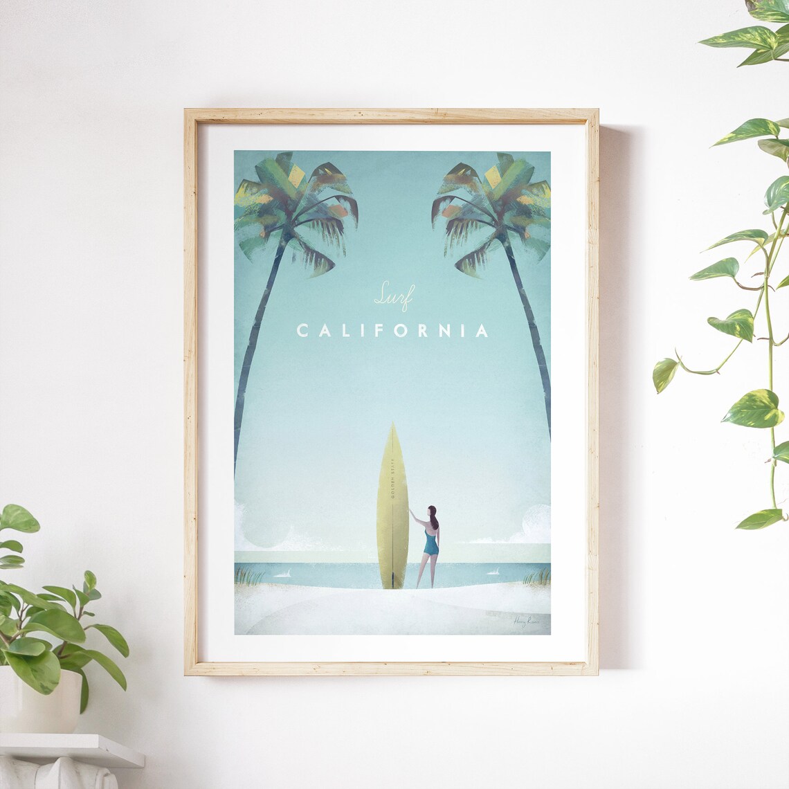 California Print by Henry Rivers, Landscape Art Print