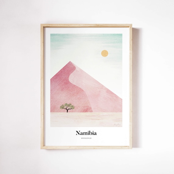 Namibia Sossusvlei By Henry Rivers Art Poster