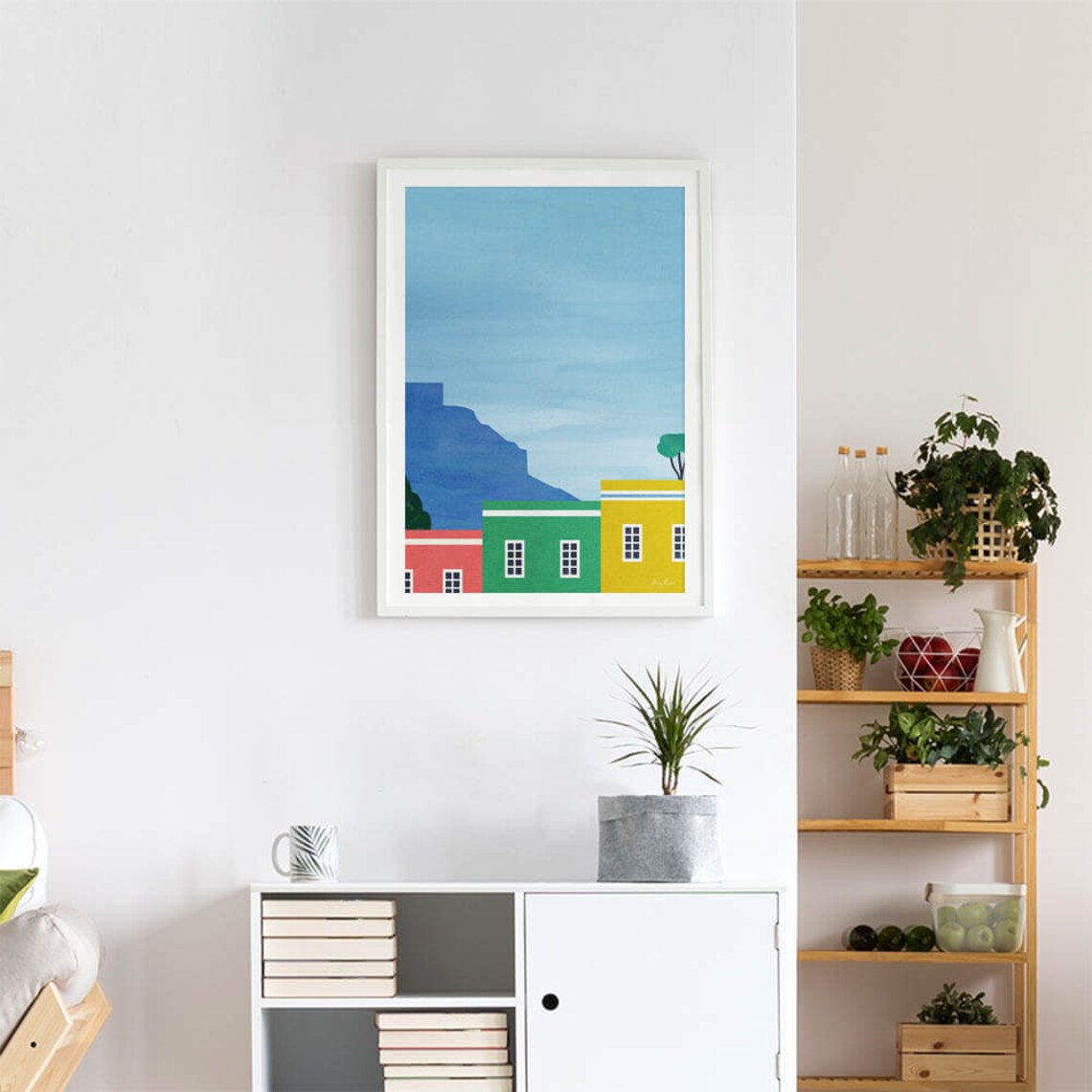 Bo Kaap, Capetown Travel Poster by Henry Rivers - Image 4