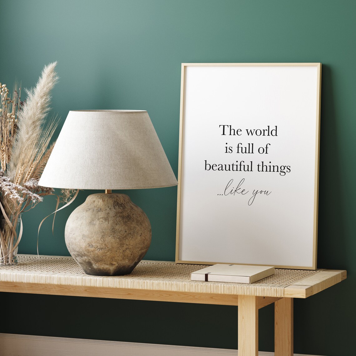 Minimal Abstract Bedroom Wall Decor Art Print - Image 3