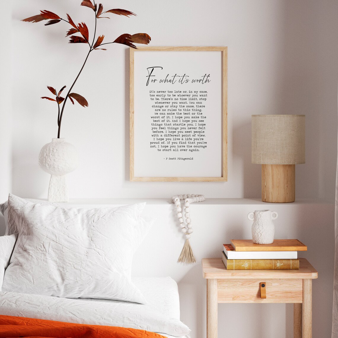 F. Scott Fitzgerald Quote Typography Art Print - Image 4