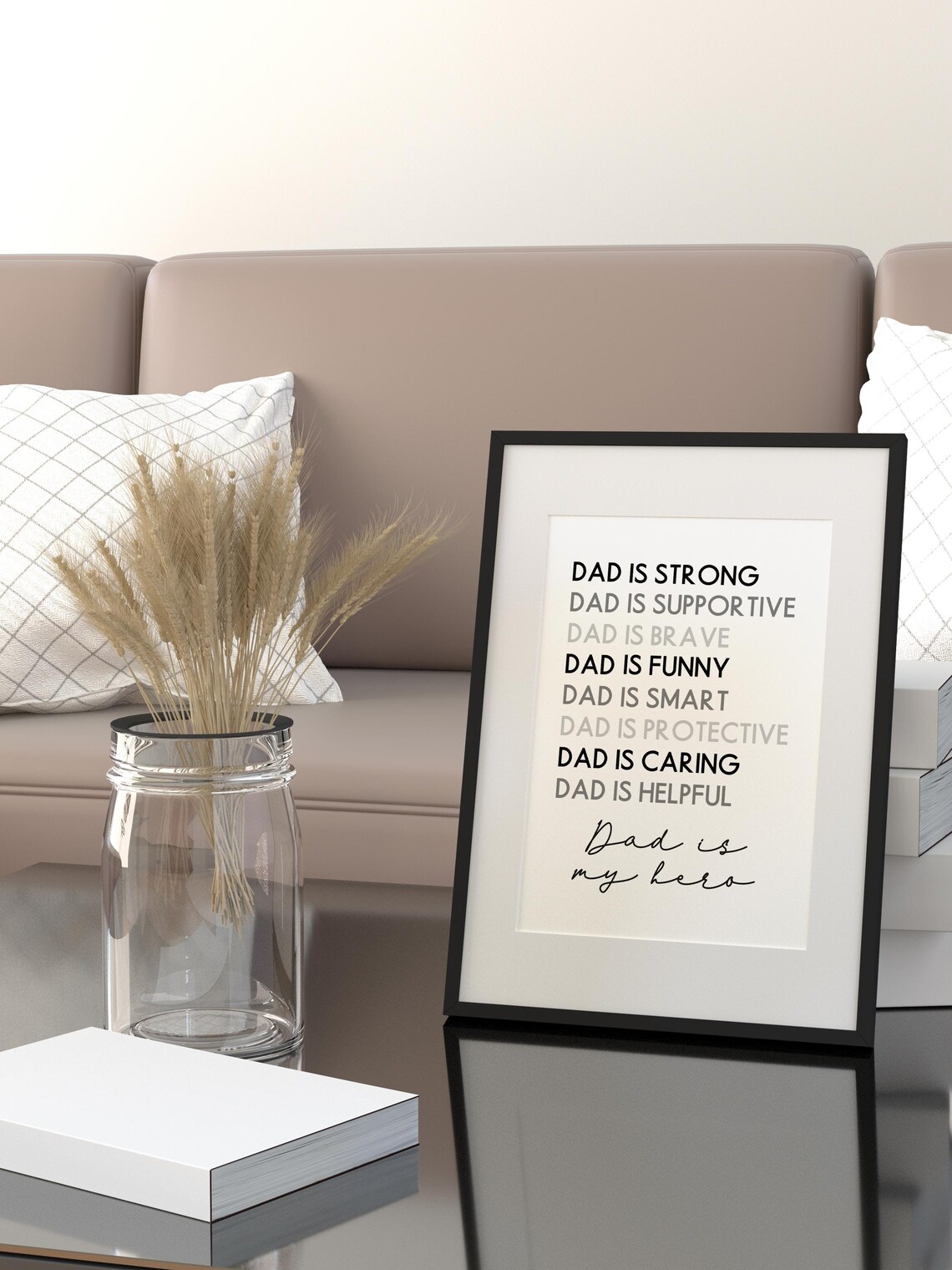 Father's Day Art Gift for Dad, Wall Art Print - Image 5